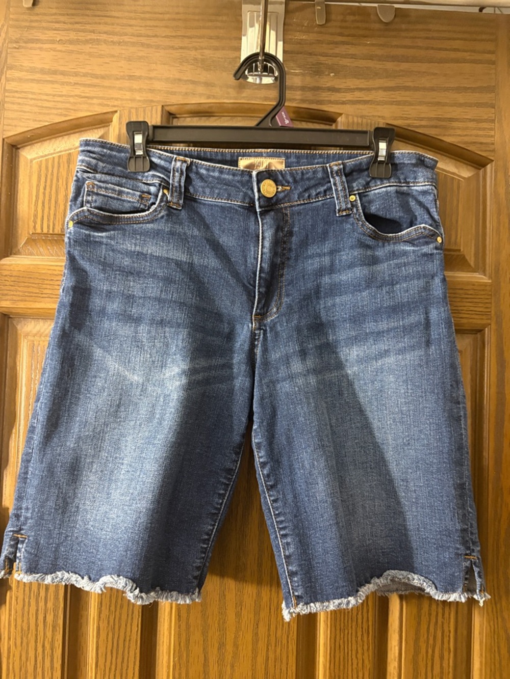 Kut from the Kloth Dark Blue High Waist Shorts